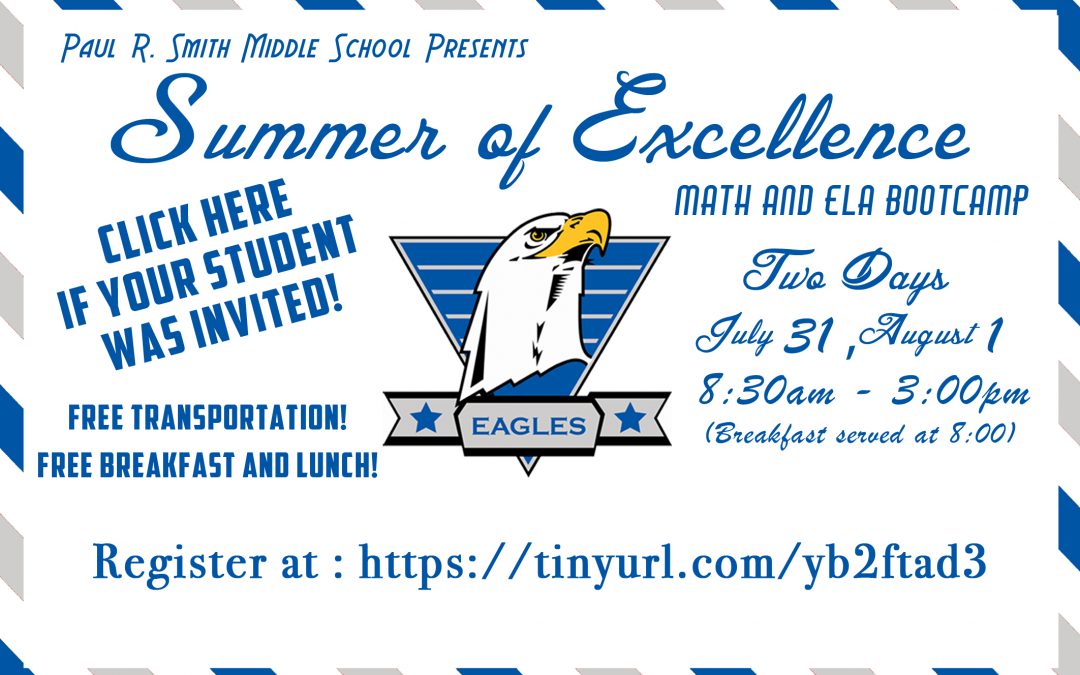 Summer of Excellence Two-Day Math and ELA Bootcamp – July 31/Aug 1