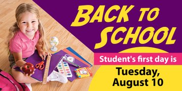 Student first day of school!